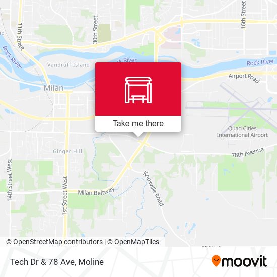 Tech Dr & 78 Ave map