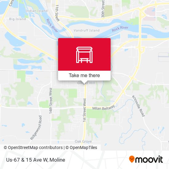 Us-67 & 15 Ave W map