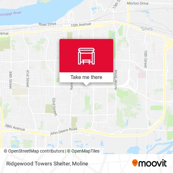 Ridgewood Towers Shelter map