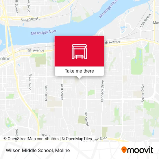 Wilson Middle School map