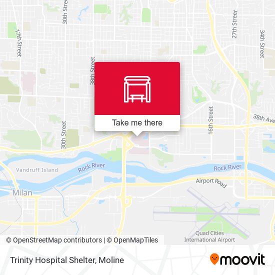 Mapa de Trinity Hospital Shelter