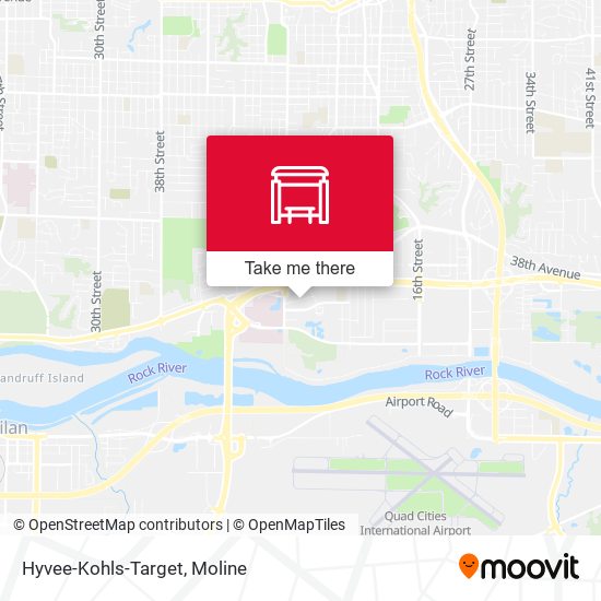 Mapa de Hyvee-Kohls-Target