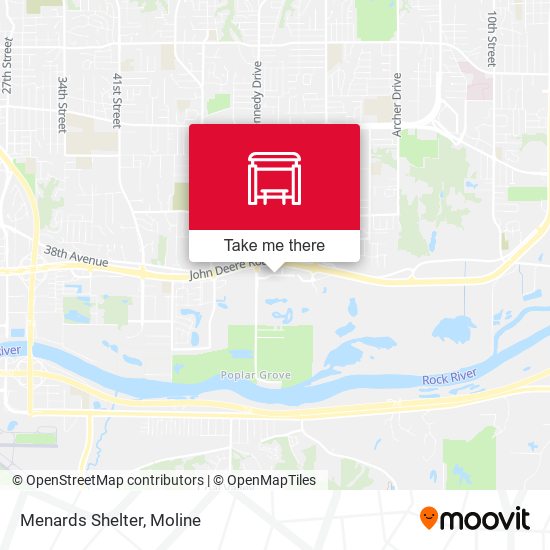 Menards Shelter map