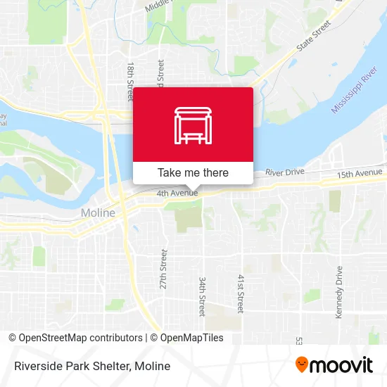 Riverside Park Shelter map