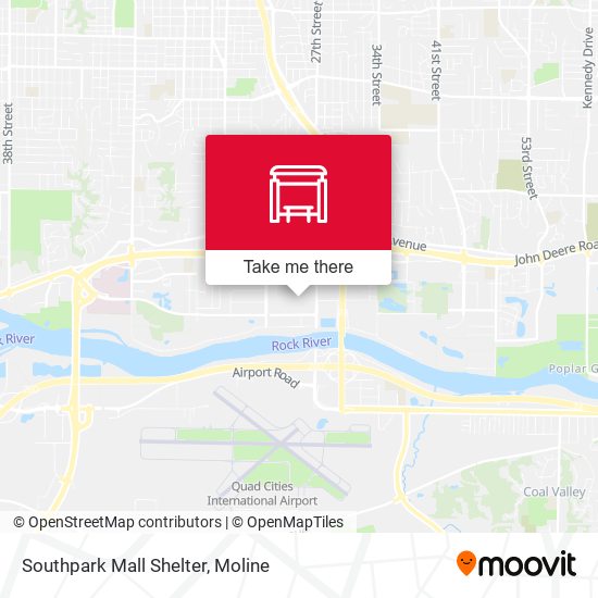 Southpark Mall Shelter map