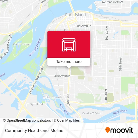 Community Healthcare map