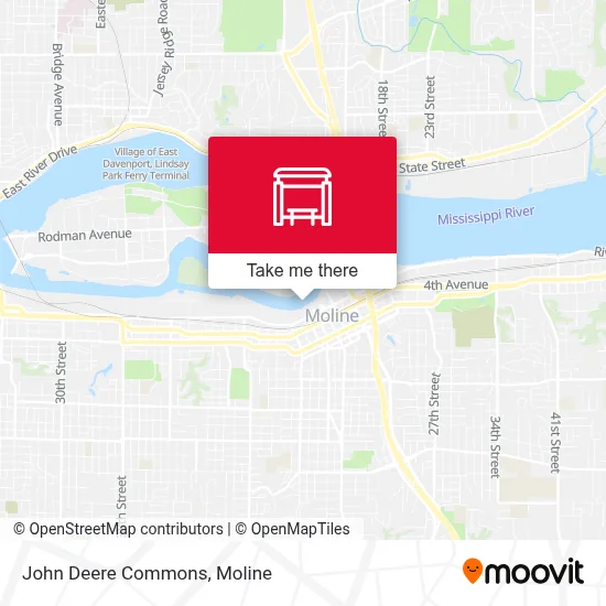 John Deere Commons map