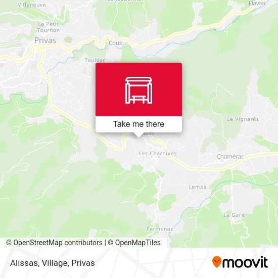 Alissas, Village map