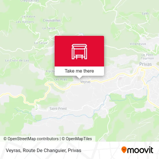Veyras, Route De Changuier map