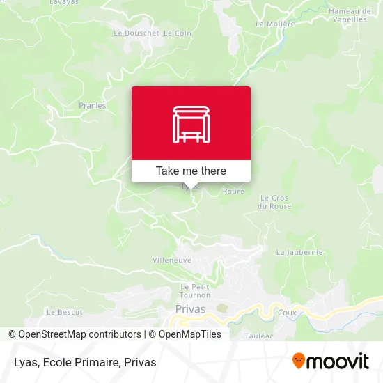 Lyas, Ecole Primaire map