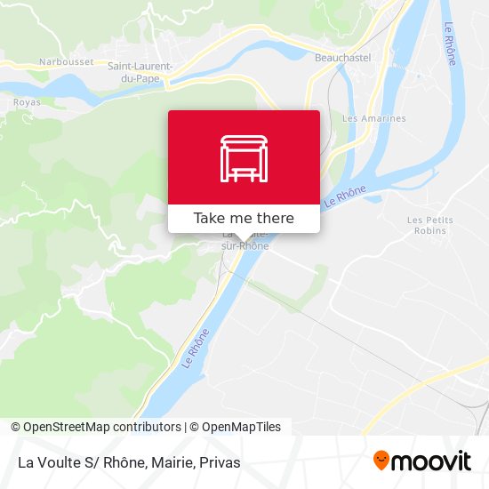 La Voulte S/ Rhône, Mairie map