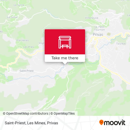Mapa Saint-Priest, Les Mines
