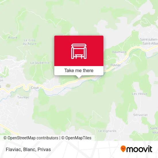 Flaviac, Blanc map