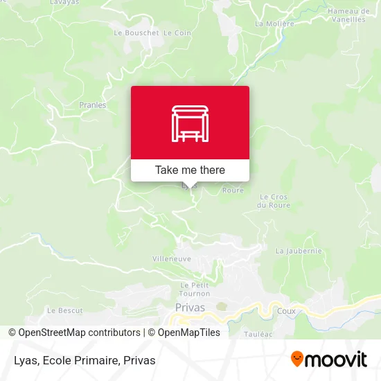 Lyas, Ecole Primaire map
