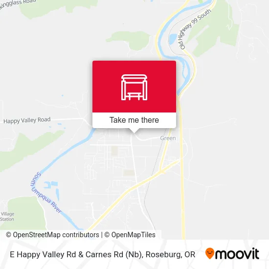 E Happy Valley Rd & Carnes Rd (Nb) map