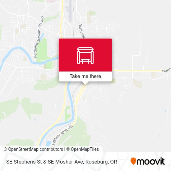 Mapa de SE Stephens St & SE Mosher Ave
