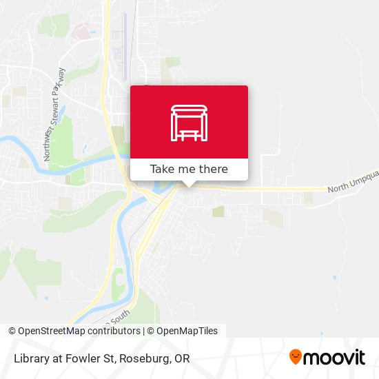 Library at Fowler St map