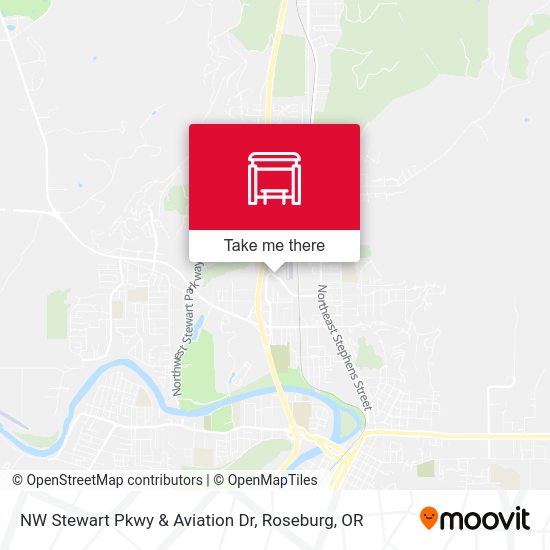NW Stewart Pkwy & Aviation Dr map