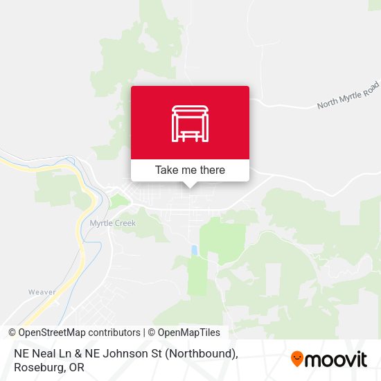 NE Neal Ln & NE Johnson St (Northbound) map