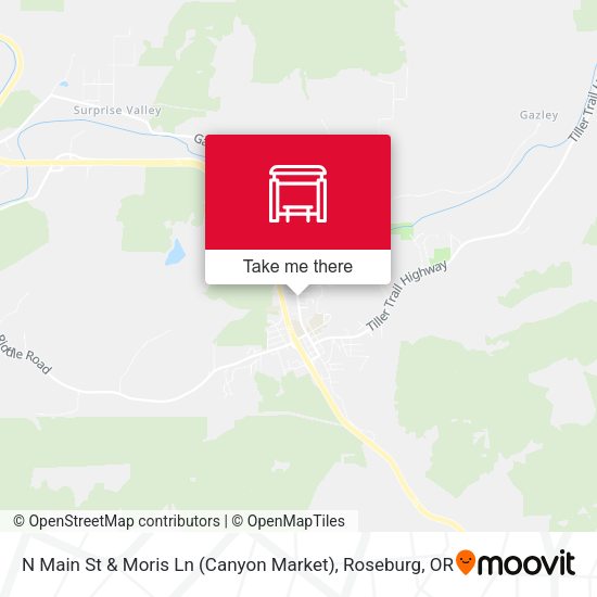 Mapa de N Main St & Moris Ln (Canyon Market)