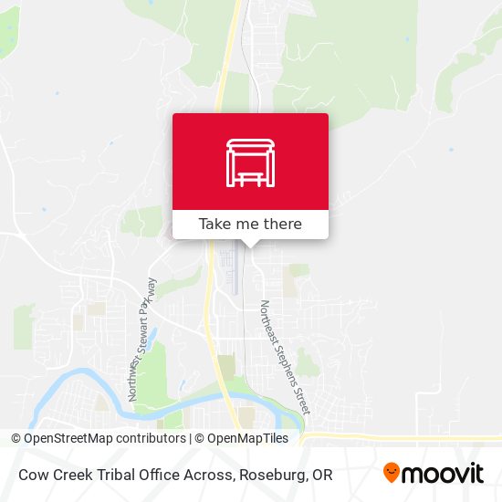 Mapa de Cow Creek Tribal Office Across