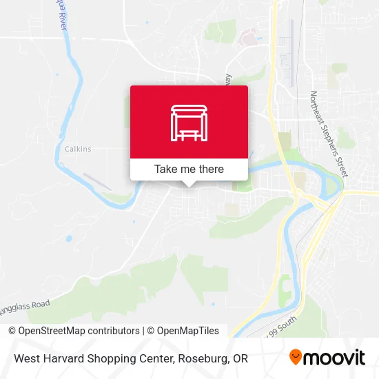 West Harvard Shopping Center map