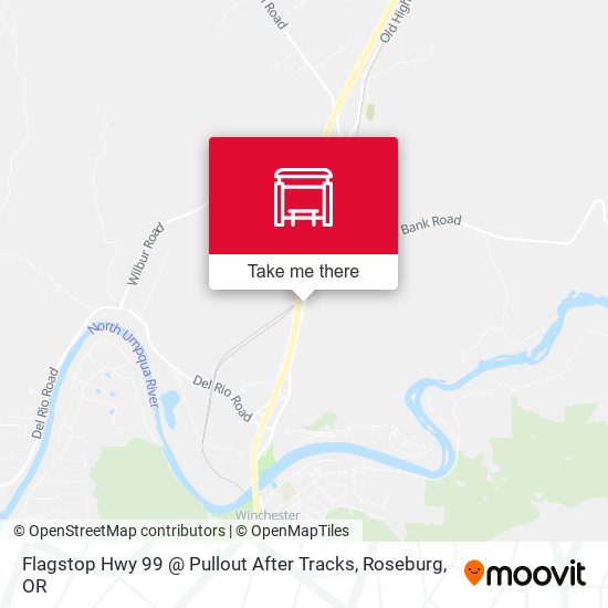 Mapa de Flagstop Hwy 99 @ Pullout After Tracks