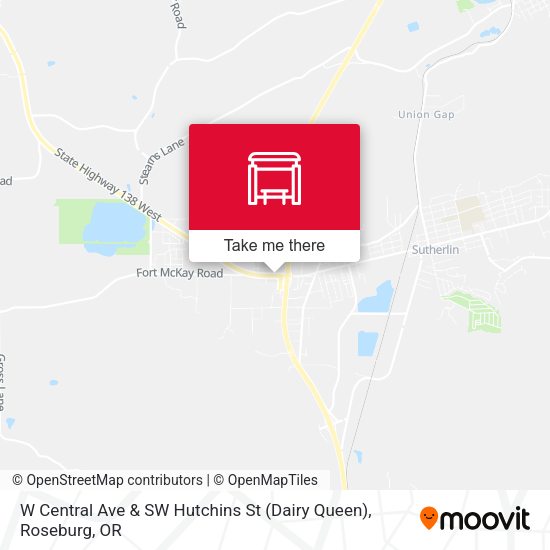 W Central Ave & SW Hutchins St (Dairy Queen) map