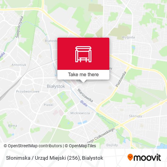 Карта Słonimska / Urząd Miejski (256)