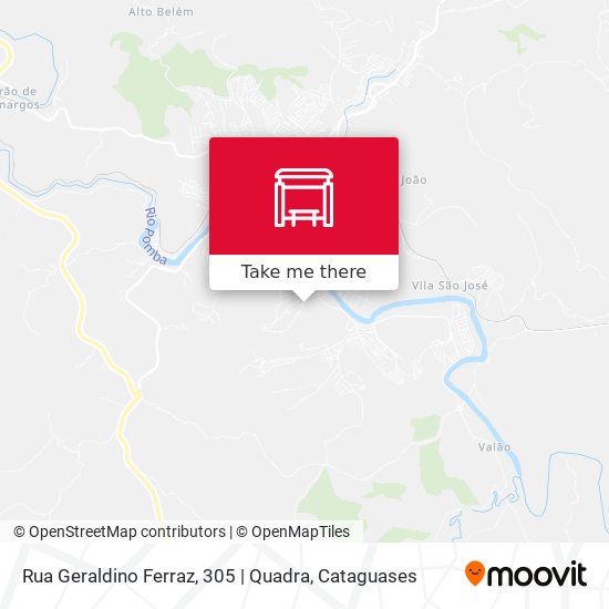 Mapa Rua Geraldino Ferraz, 305 | Quadra