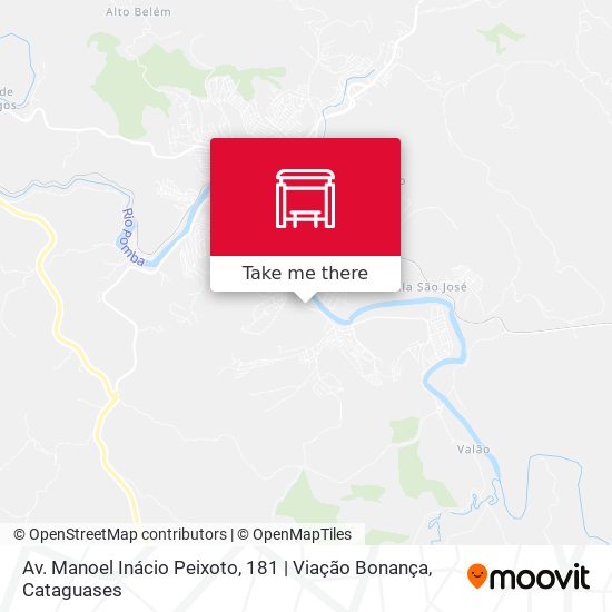 Mapa Av. Manoel Inácio Peixoto, 181 | Viação Bonança