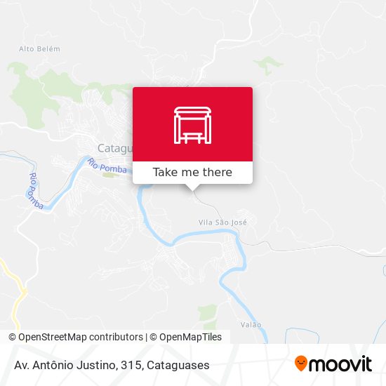 Av. Antônio Justino, 315 map