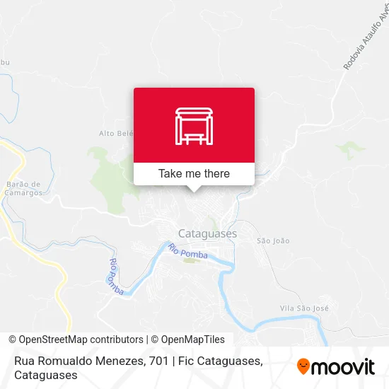Rua Romualdo Menezes, 701 | Fic Cataguases map