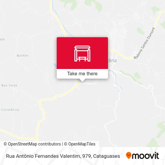 Rua Antônio Fernandes Valentim, 979 map
