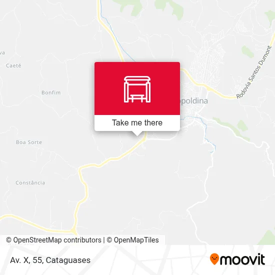 Av. X, 55 map