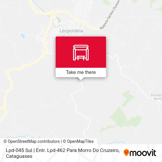 Lpd-045 Sul | Entr. Lpd-462 Para Morro Do Cruzeiro map