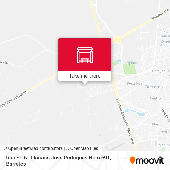 Rua Sd 6 - Floriano José Rodrigues Neto 691 map