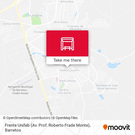 Frente Unifeb (Av. Prof. Roberto Frade Monte) map