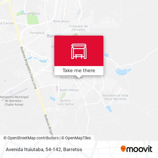 Avenida Ituiutaba, 54-142 map