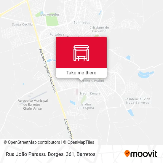Rua João Parassu Borges, 361 map