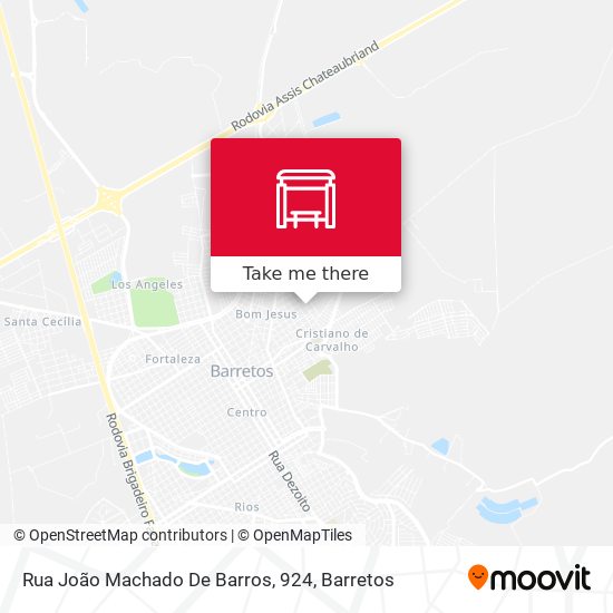 Rua João Machado De Barros, 924 map