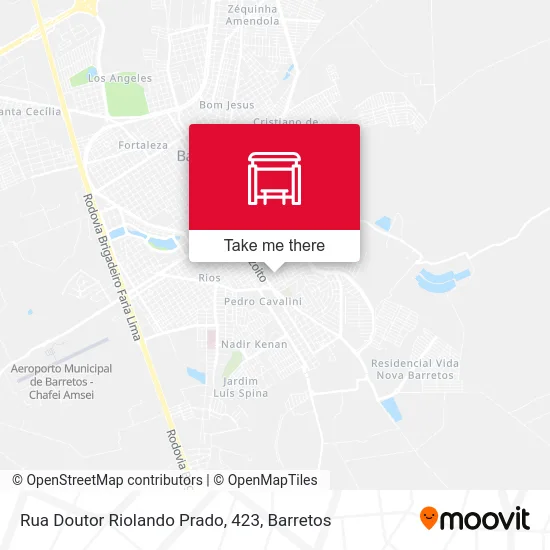 Rua Doutor Riolando Prado, 423 map