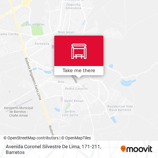 Avenida Coronel Silvestre De Lima, 171-211 map