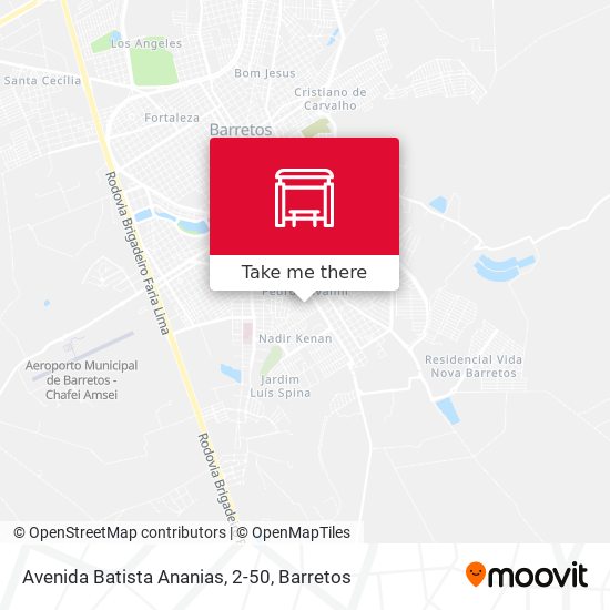 Avenida Batista Ananias, 2-50 map