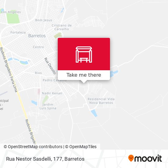 Rua Nestor Sasdelli, 177 map