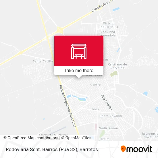 Rodoviária Sent. Bairros (Rua 32) map