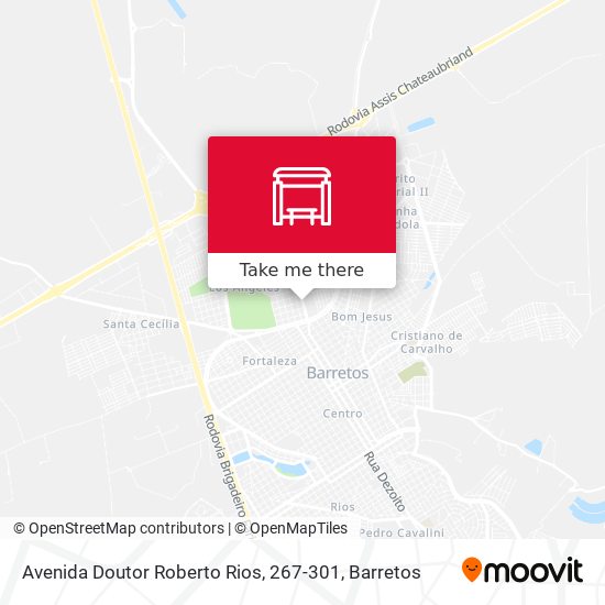 Avenida Doutor Roberto Rios, 267-301 map