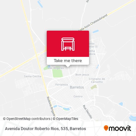 Avenida Doutor Roberto Rios, 535 map