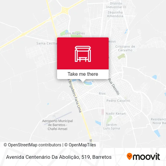 Avenida Centenário Da Abolição, 519 map
