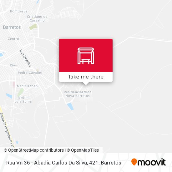 Mapa Rua Vn 36 - Abadia Carlos Da Silva, 421